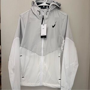 Men Nike AeroSwift Storm-FIT Aerogami Sweater Running Jacket FZ9039-121 Size S